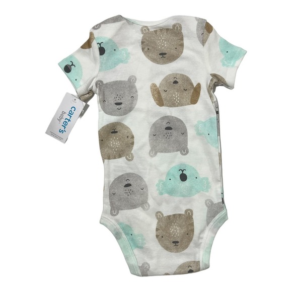 Carters Baby boy Size 12 Months 3 pc Dogs Bear Outfit Set Pants Bodysuit NWT - Picture 7 of 9